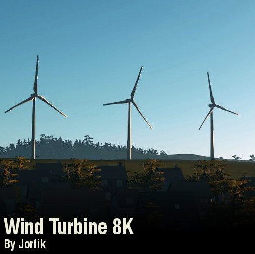 《城市：天际线》JorfiK的风力发电机合集包MOD