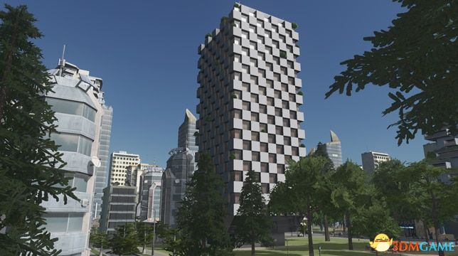 《城市：天际线》未来派绿色住宅MOD