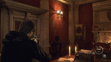 《生化危机4：重制版》第三人称步枪的较小准心MOD