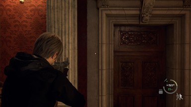 《生化危机4：重制版》第三人称步枪的较小准心MOD