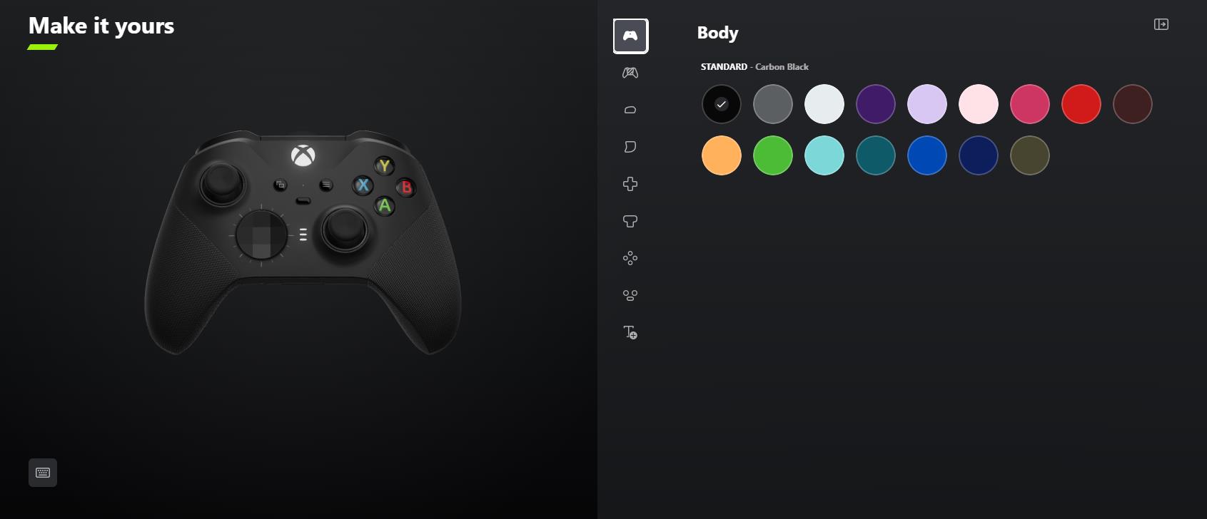 Xbox手柄定制服务推出精英手柄二代定制 更多颜色可选