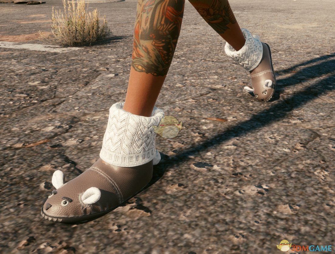 《赛博朋克2077》兔子鞋替换强尼鞋MOD