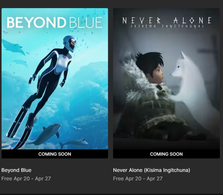 下周Epic免费游戏为《永不孤单》和《深海超越》 二次世界 第2张