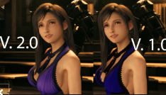《最终幻想7：重制版》穿连衣裙的无内蒂法MOD