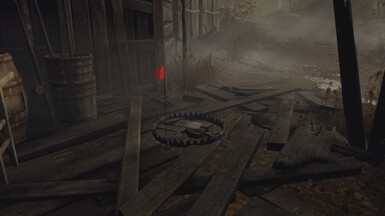 《生化危机4：重制版》带有红旗的捕熊夹MOD