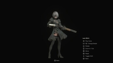 《生化危机4：重制版》2B（无裙版）取代里昂MOD