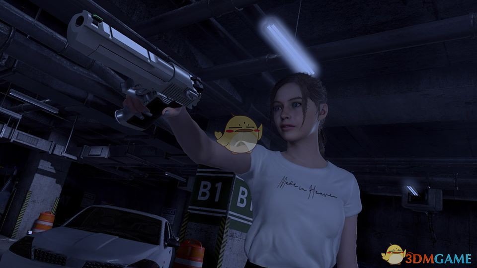 《生化危机2：重制版》克莱尔T恤配裙子替换机车服MOD
