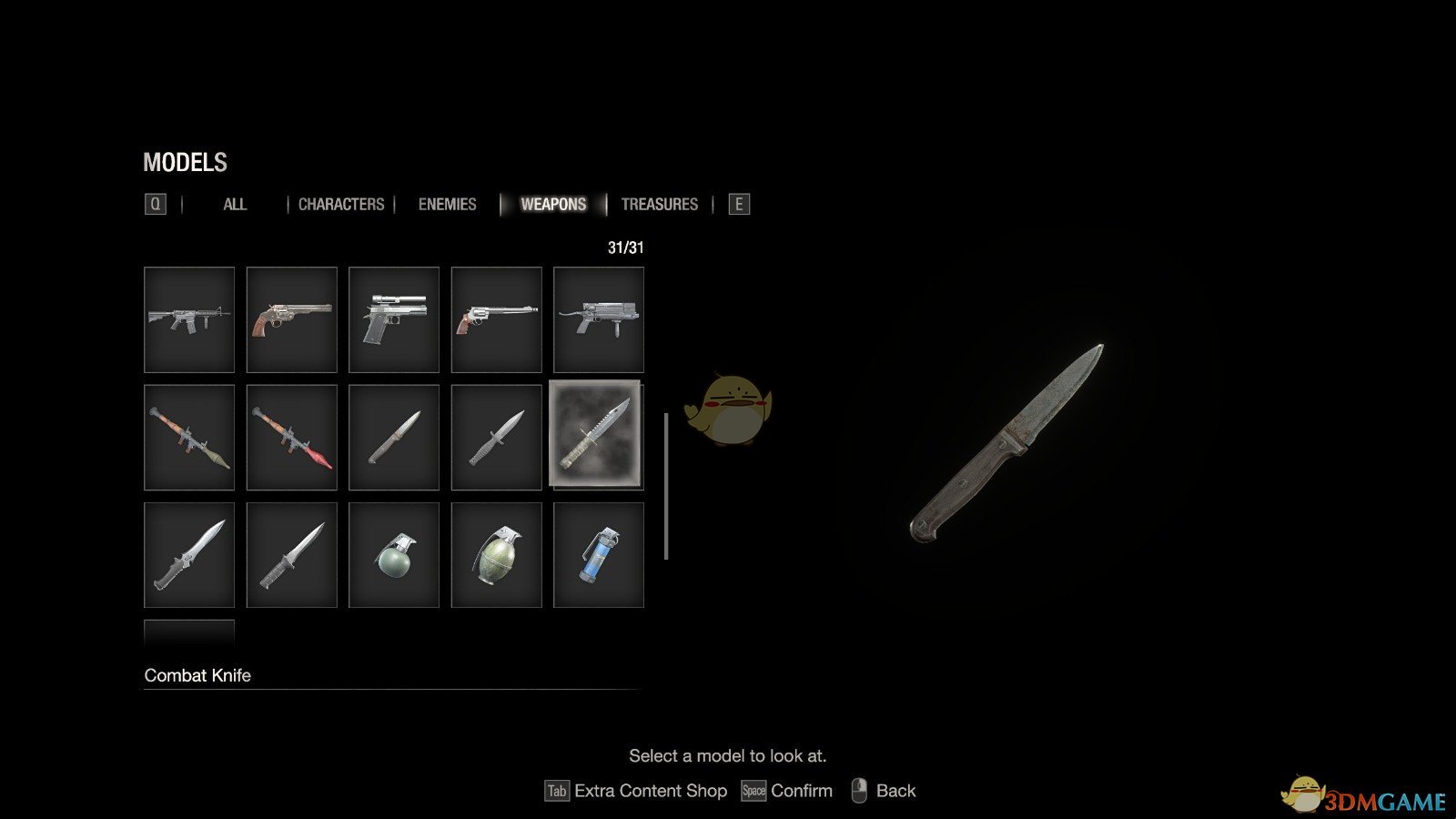 《生化危机4：重制版》刀具定制MOD