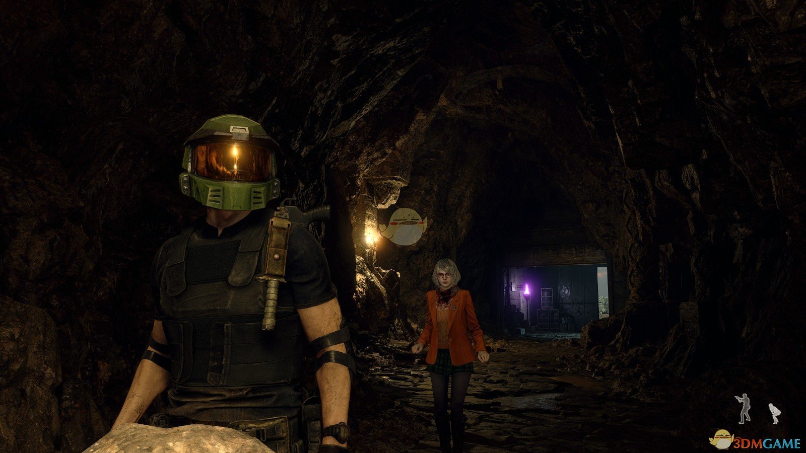 《生化危机4：重制版》光环CEMark V头盔MOD