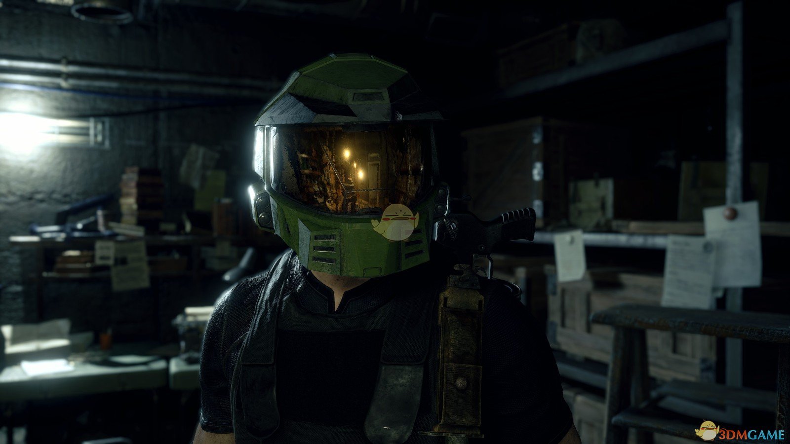 《生化危机4：重制版》光环CEMark V头盔MOD