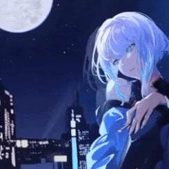 《Wallpaper Engine》都市夜晚窗边的露西高清动态壁纸