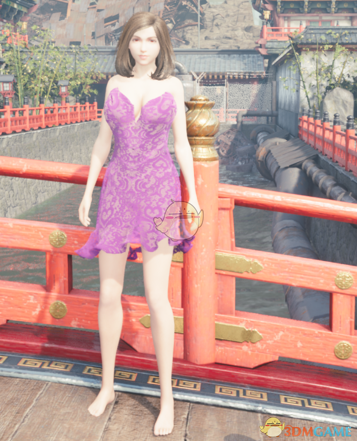 《最终幻想7：重制版》穿爱丽丝性感蕾丝连衣短裙的蒂法合集MOD