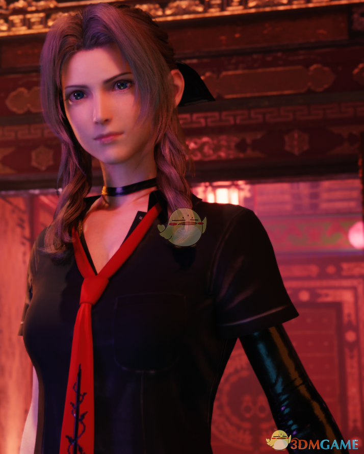 《最终幻想7：重制版》穿玛丽罗斯黑色朋克服装的爱丽丝MOD