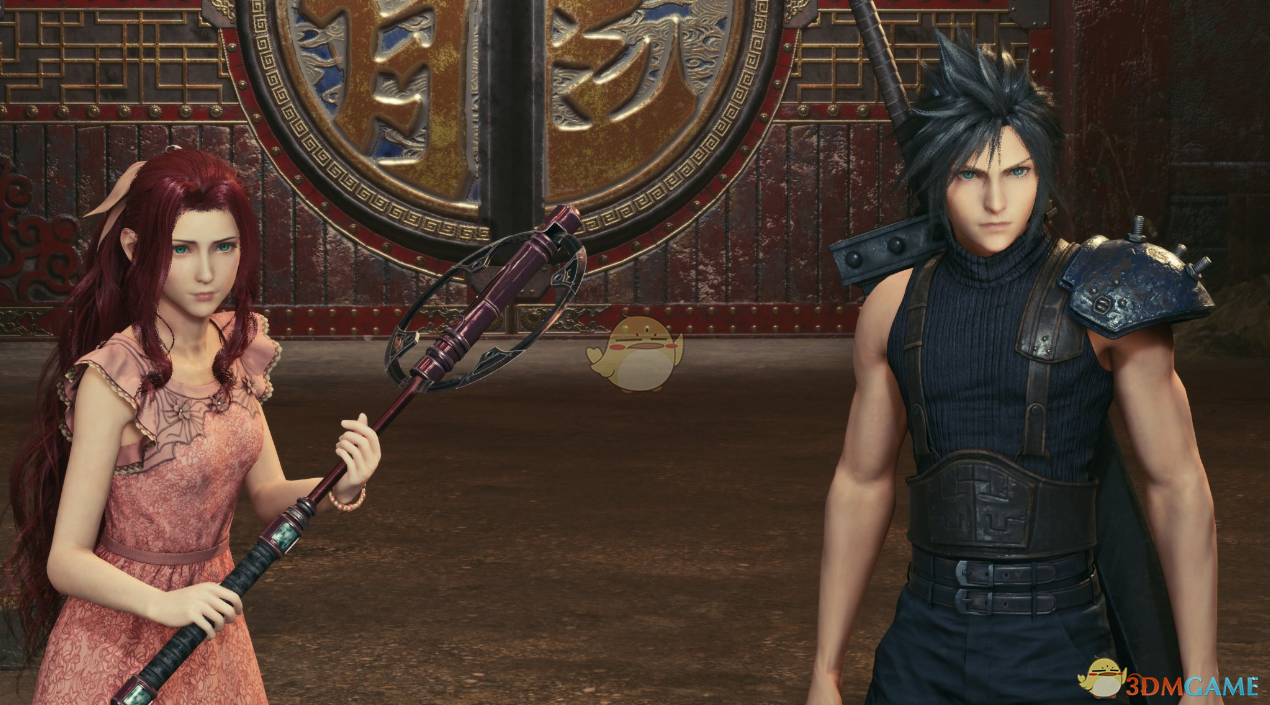 《最终幻想7：重制版》Jujub的黑色头发的克劳德MOD