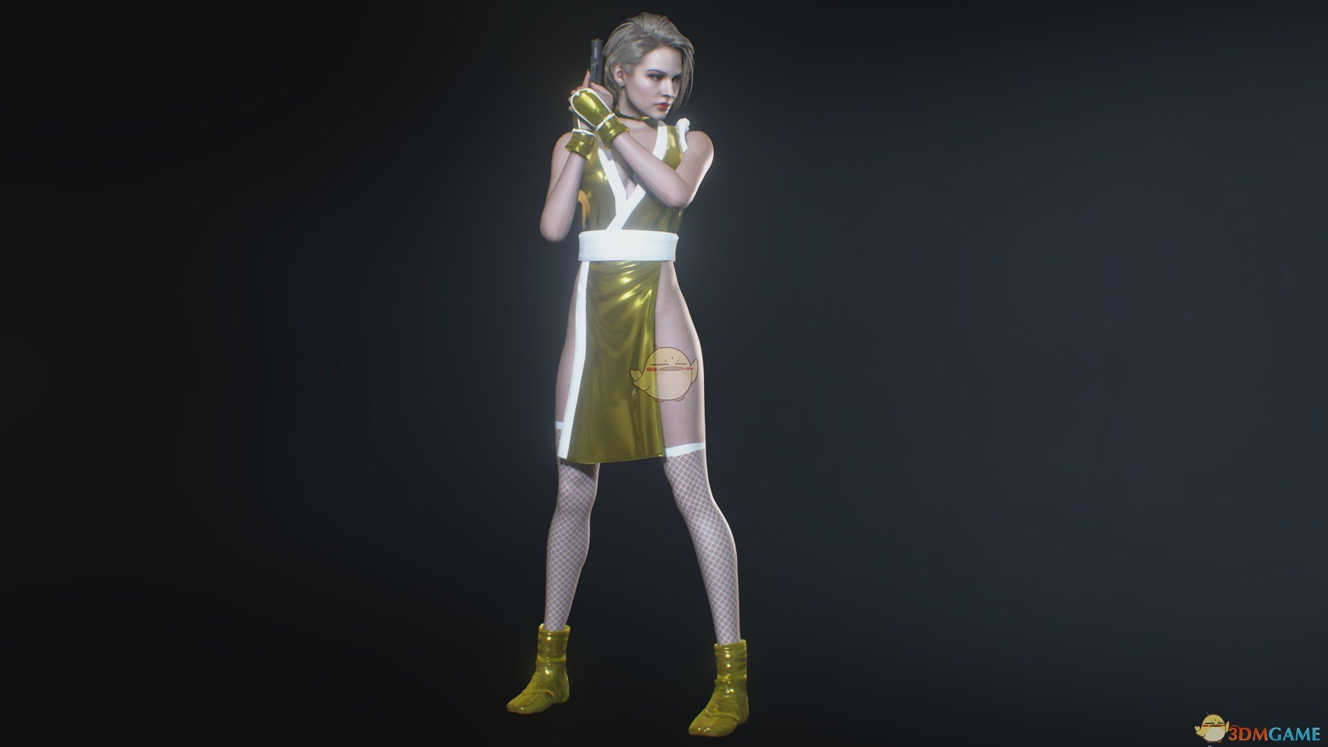 《生化危机3：重制版》金色性感不知火舞服装MOD