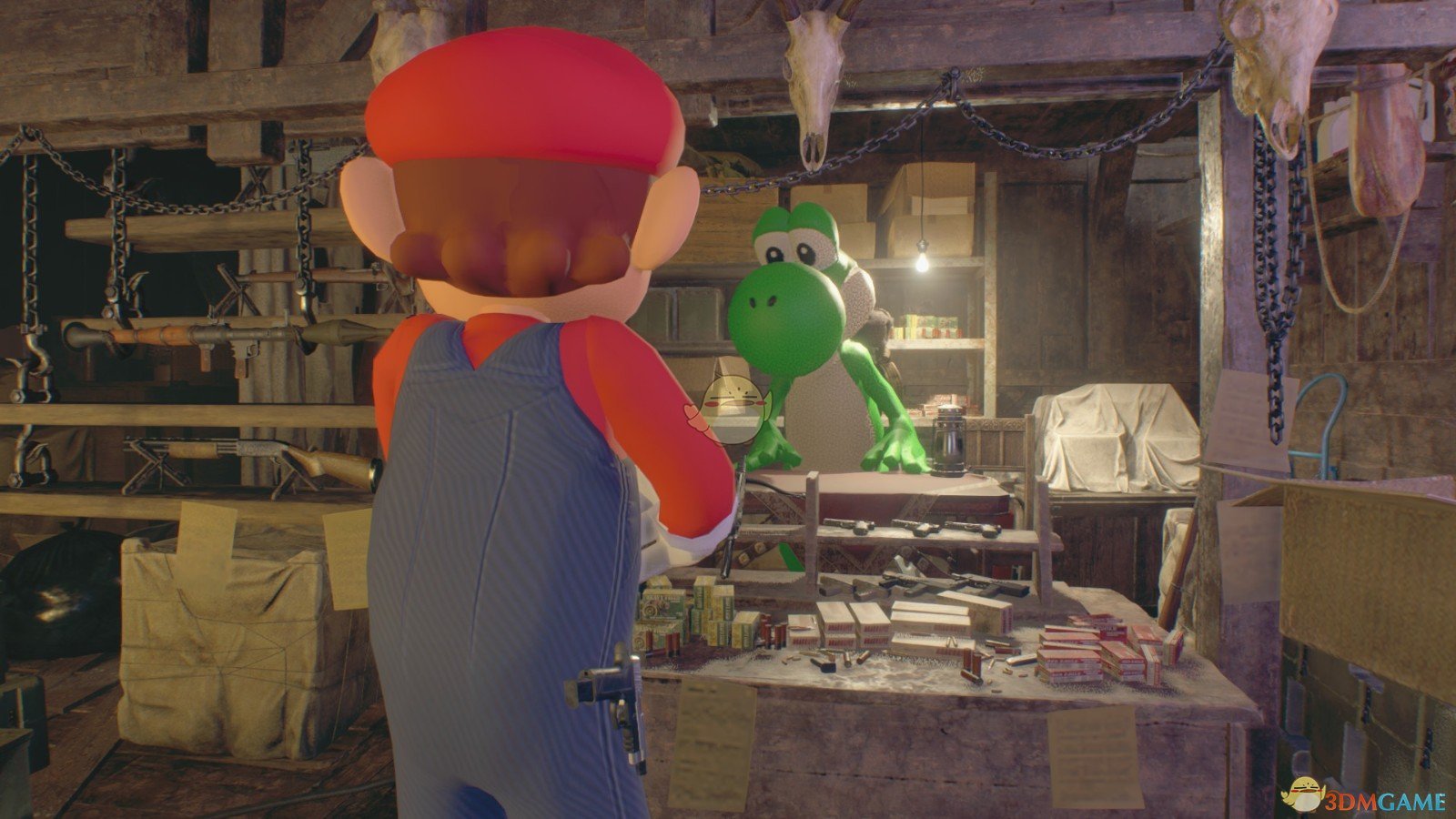 《生化危机4：重制版》商人耀西外观MOD