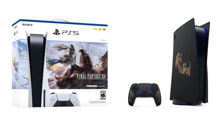 《末极梦念16》PS5同捆包&限量版主机中壳战足柄支布