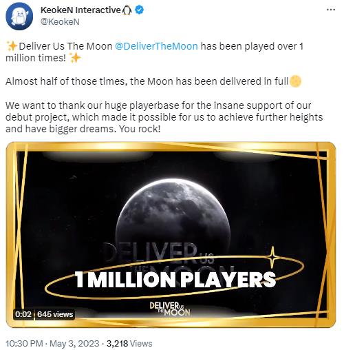 开发团队KeokeN：《飞向月球》突破百万玩家 二次世界 第2张