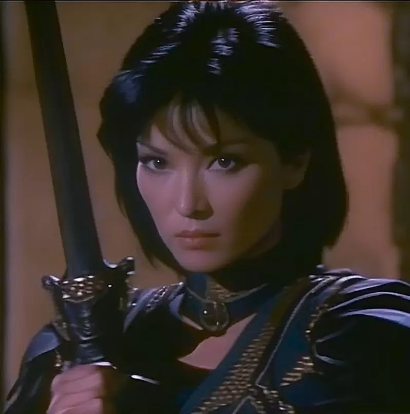 AI生成《暗黑2》80年代电影画风角色 女角太美丽 二次世界 第6张