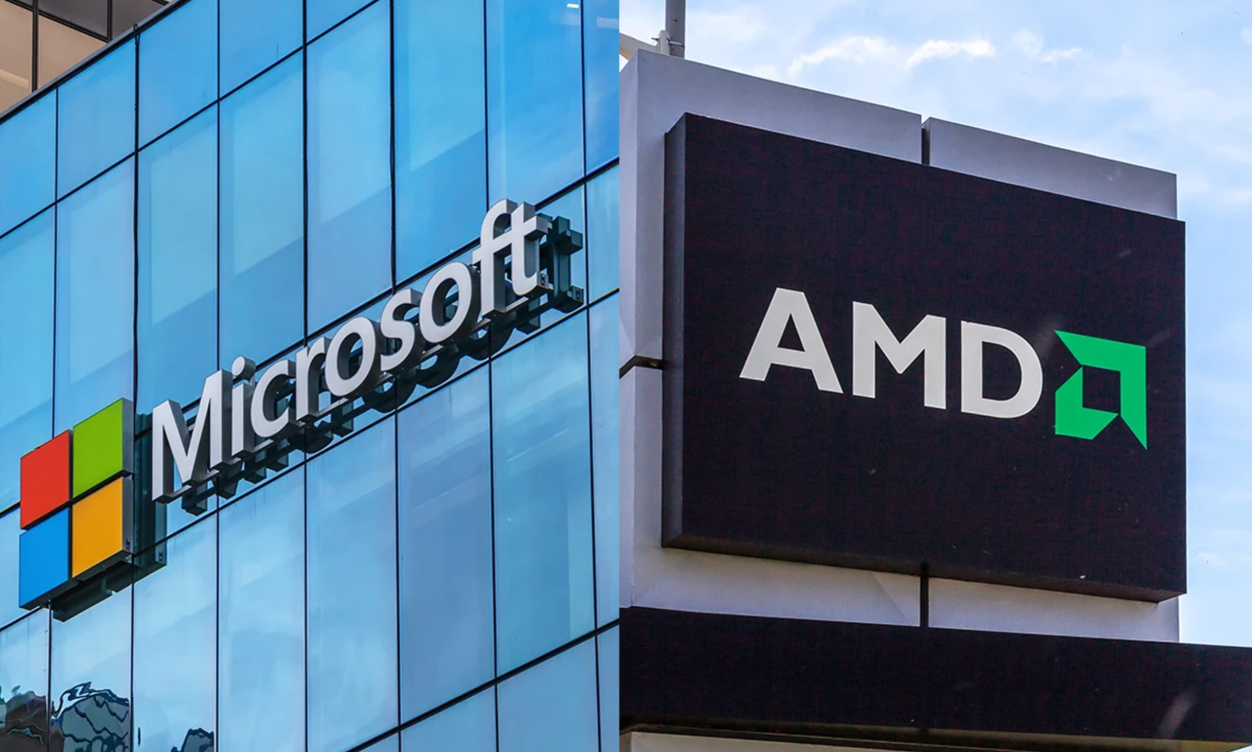 微软否认与AMD合作开发自研AI芯片