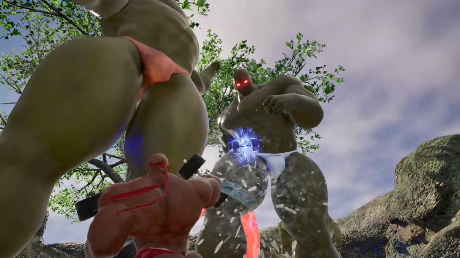 恶搞射击《肌肉巨人》上架Steam 爽快战斗 二次世界 第3张