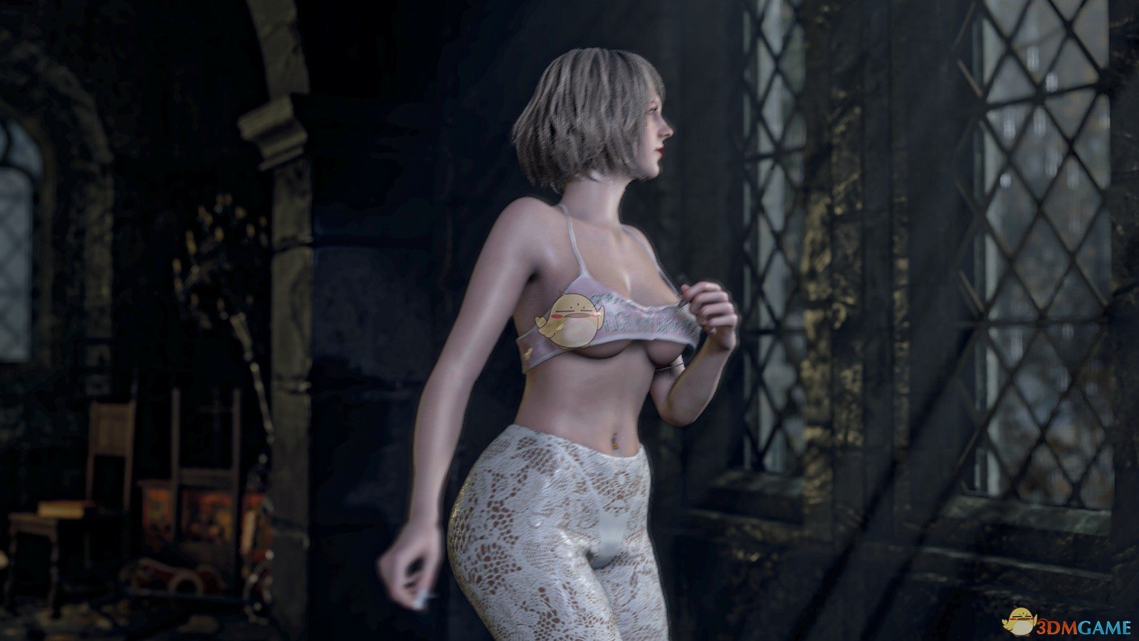 《生化危机4：重制版》阿什莉蕾丝镂空服装外观MOD