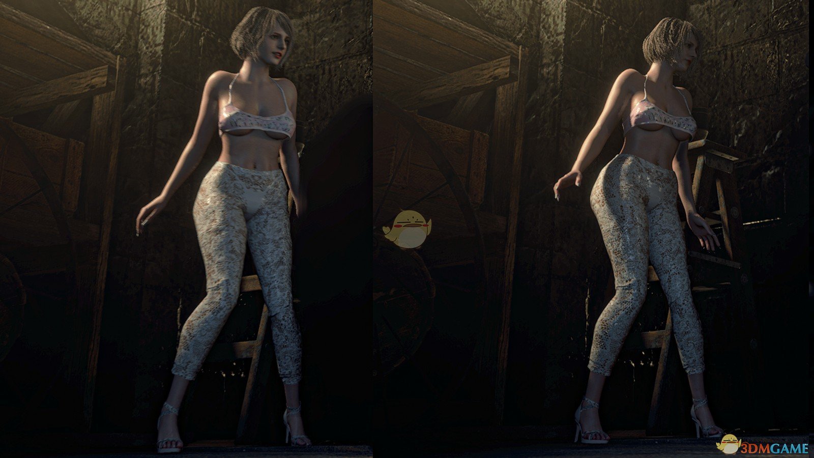 《生化危机4：重制版》阿什莉蕾丝镂空服装外观MOD