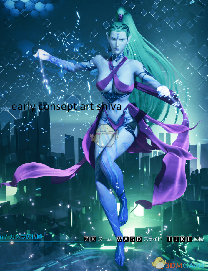 《最终幻想7：重制版》早期概念希瓦MOD