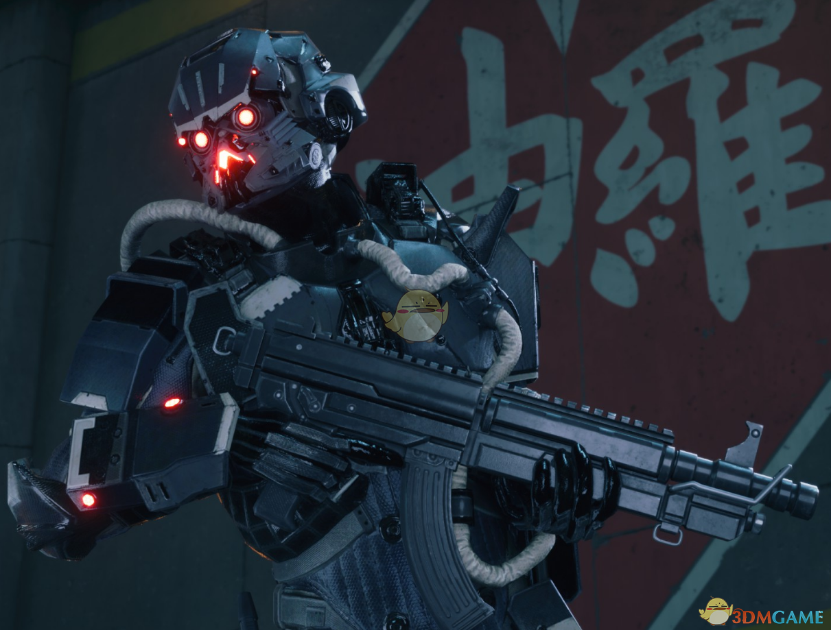 《最终幻想7：重制版》白色未来科技神罗士兵无机枪版MOD