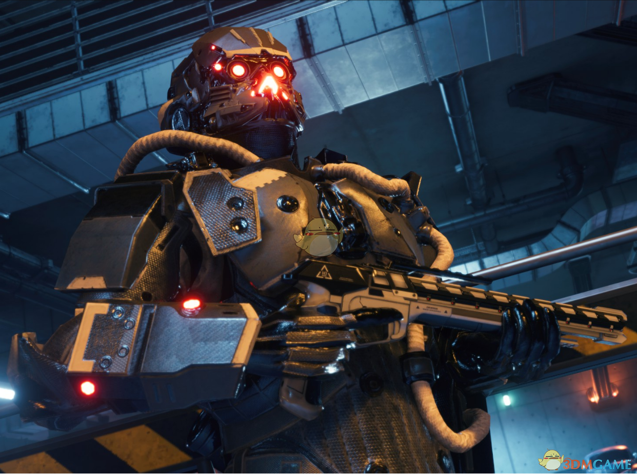 《最终幻想7：重制版》白色未来科技神罗士兵无机枪版MOD