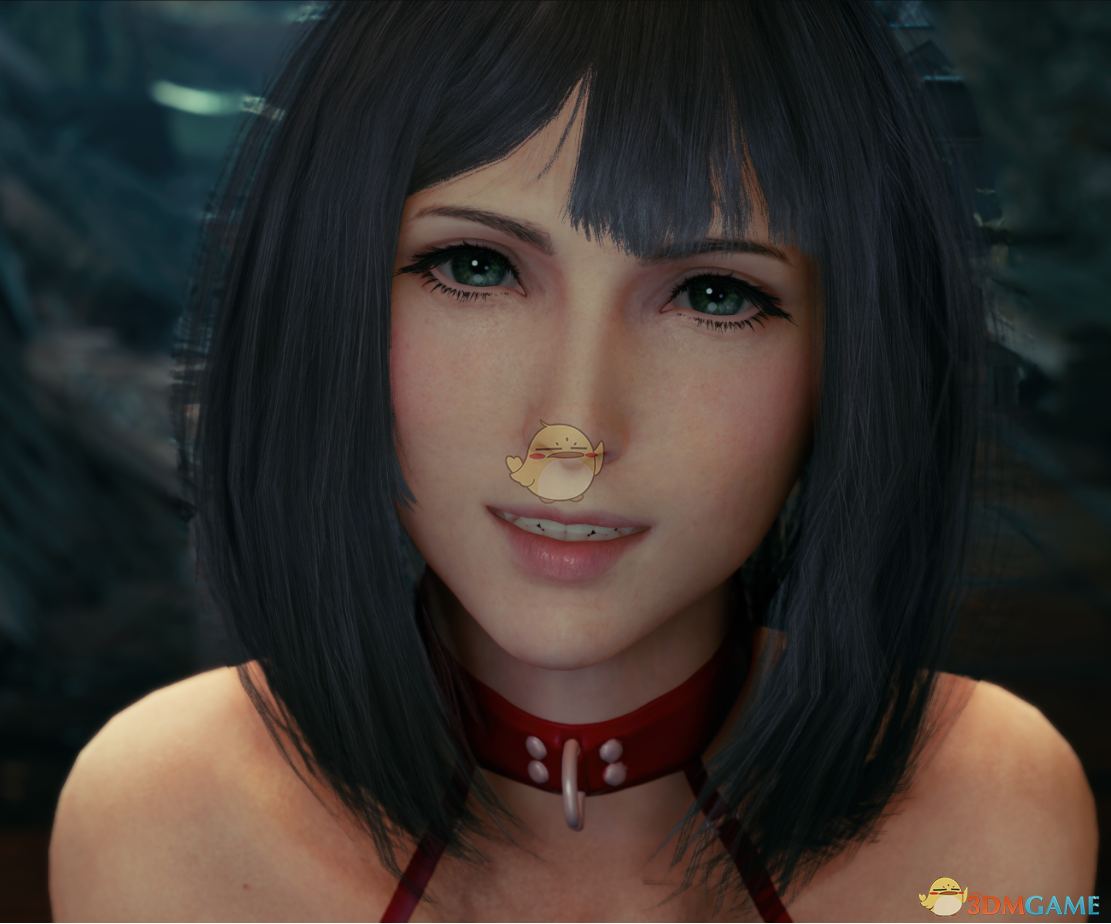 《最终幻想7：重制版》穿黑色漆皮内衣的波波头爱丽丝MOD