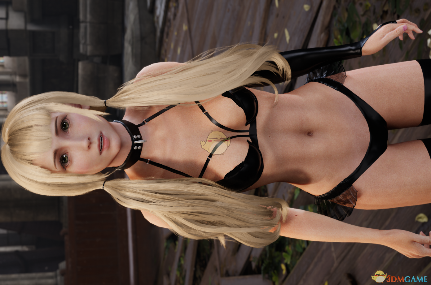 《最终幻想7：重制版》穿黑色漆皮内衣的爱丽丝合集MOD