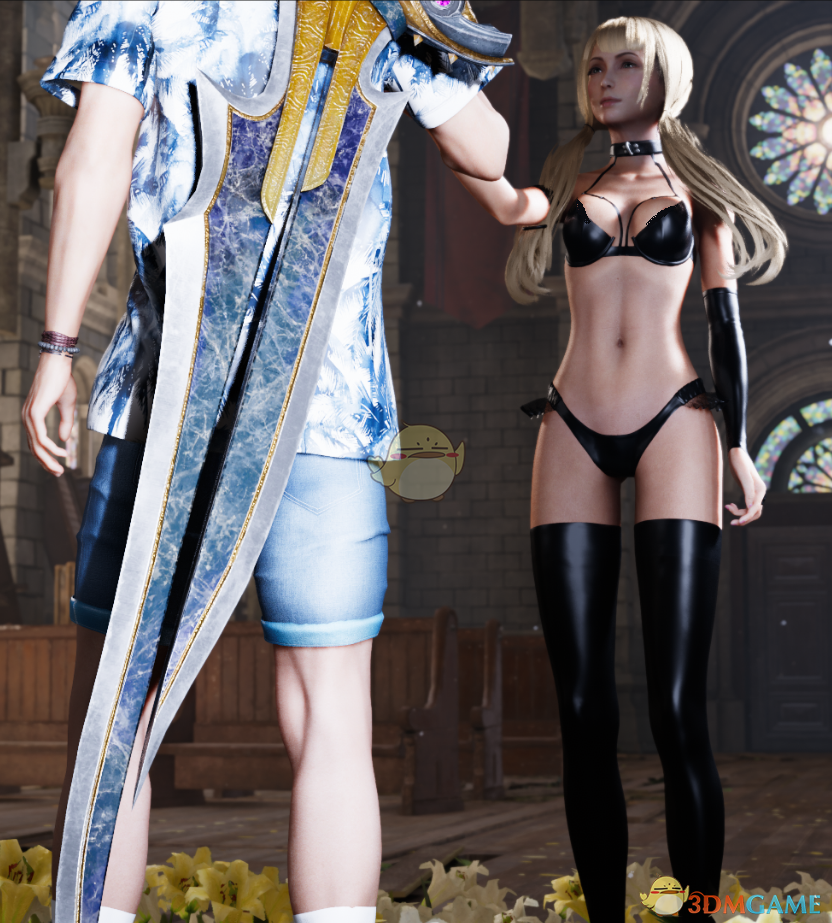 《最终幻想7：重制版》穿高亮漆皮内衣的爱丽丝合集MOD