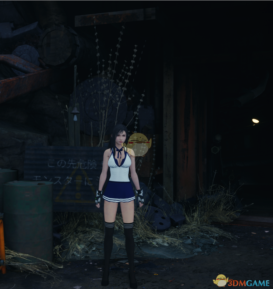 《最终幻想7：重制版》穿水手服的蒂法MOD
