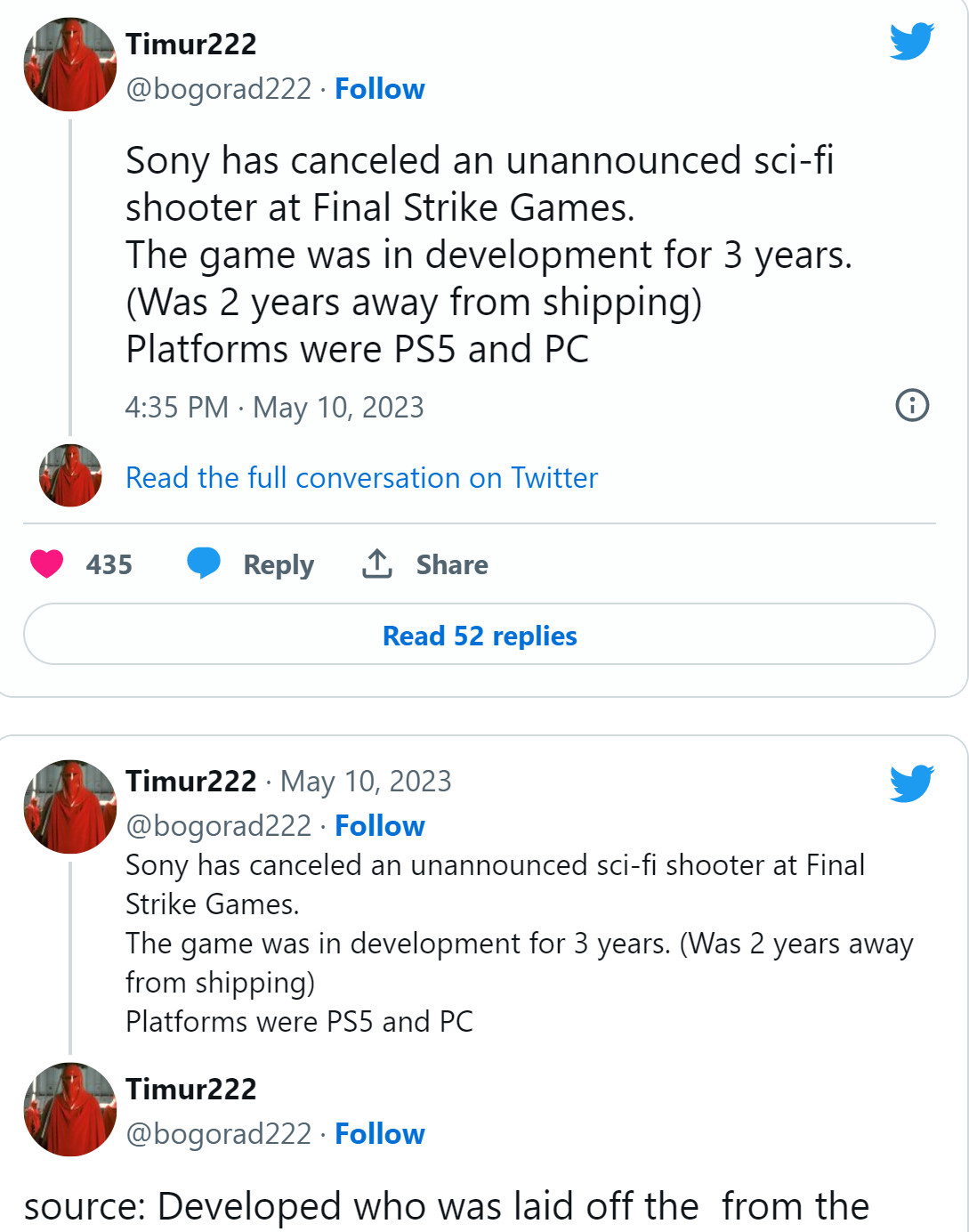 爆索尼取消了一个未公布科幻射击游戏 登陆PC和PS5 二次世界 第3张