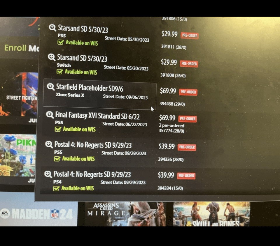《星空》预购信息泄露 XSX实体版售价69.99美元