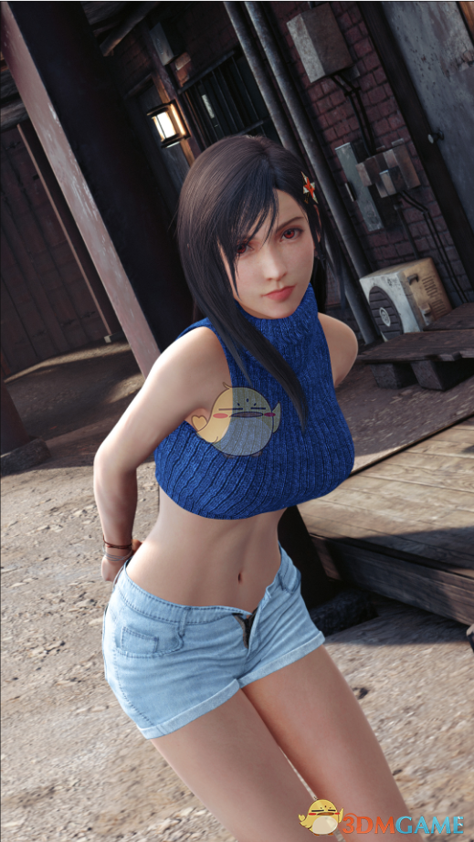 《最终幻想7：重制版》穿尤菲衣服的蒂法合集MOD