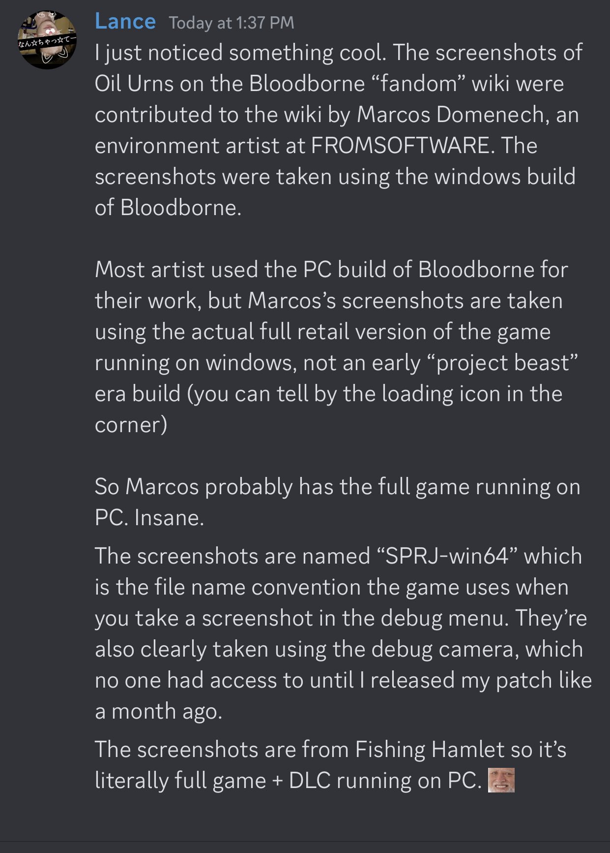 《血源》有一个可玩PC版本 但不会公开