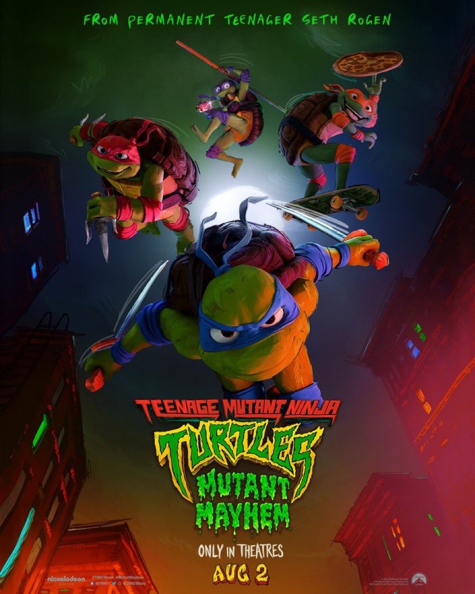 8月上映《忍者神龟：变种大乱斗》公布角色海报-咸鱼单机官网