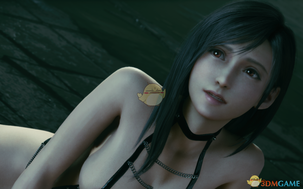 《最终幻想7：重制版》蒂法的黑色束缚妆MOD