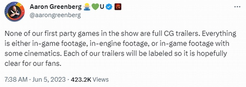 Xbox游戏展会第一方游戏展示均为实机 没有CG