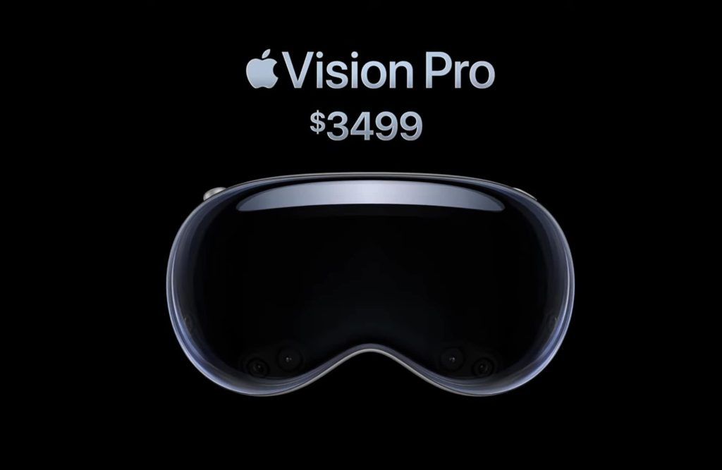 苹果正式公布Vision Pro AR头显 起价3499美元