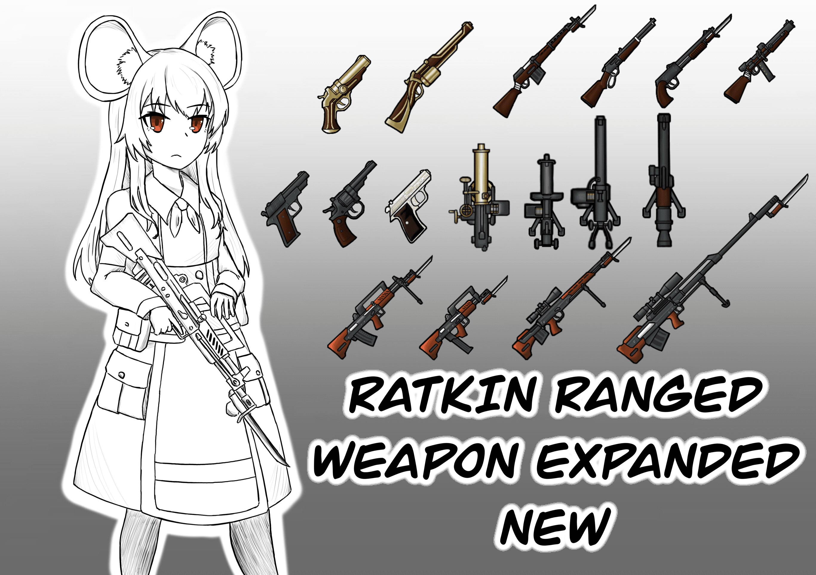 《边缘世界》Ratkin远程武器扩展v1.4 MOD