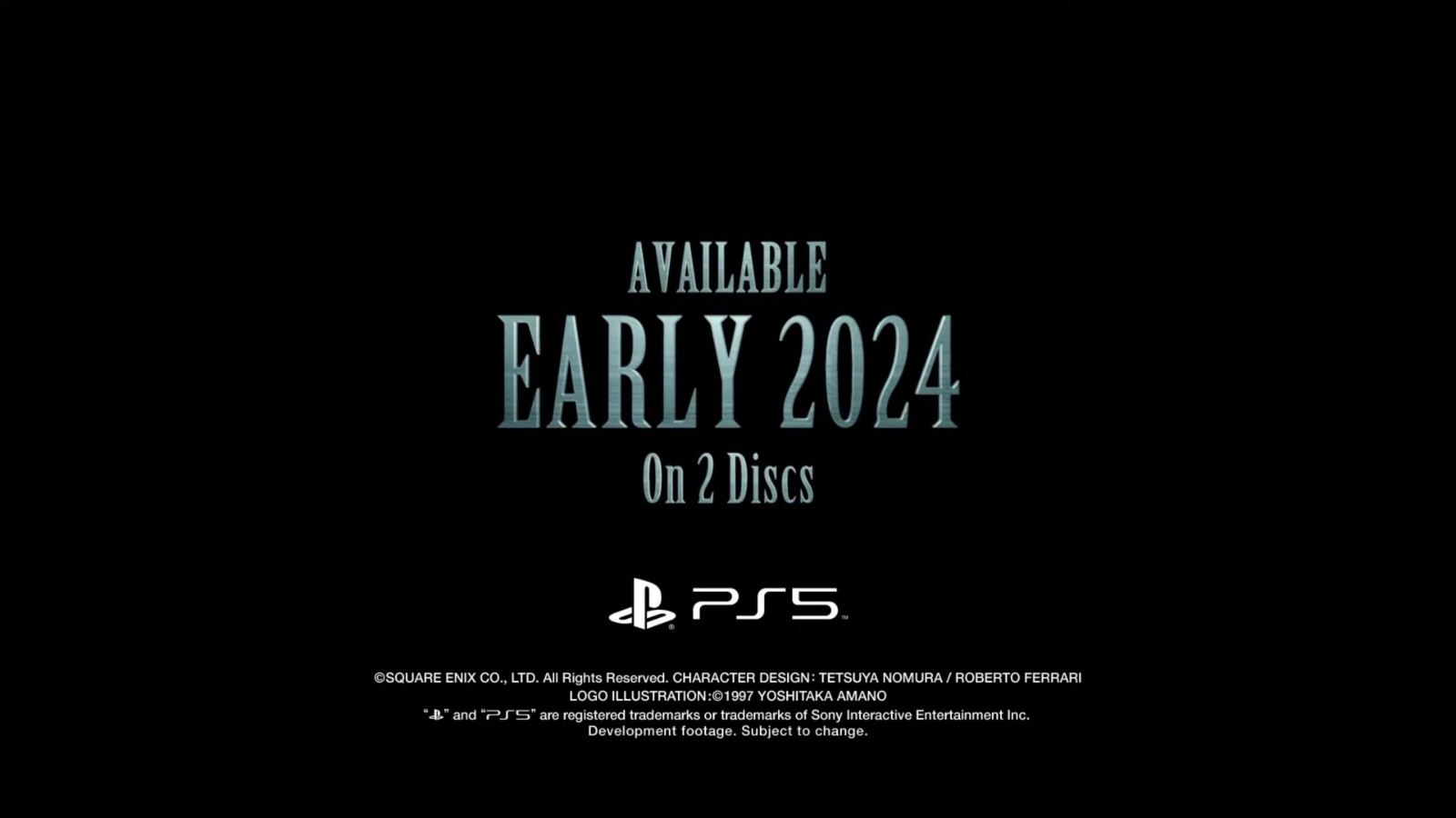 《最终幻想7：重生》使用两张光碟明年初发售