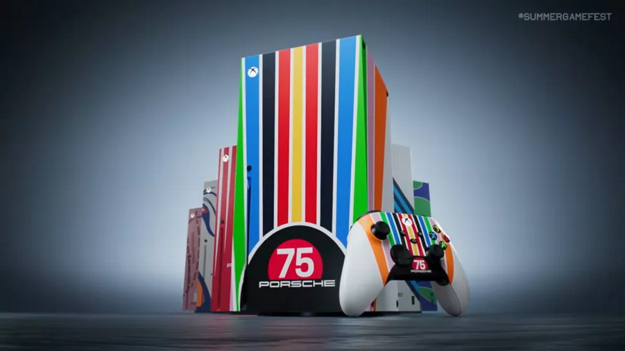 保时捷联名Xbox 推出75周年限定版Sereis X主机