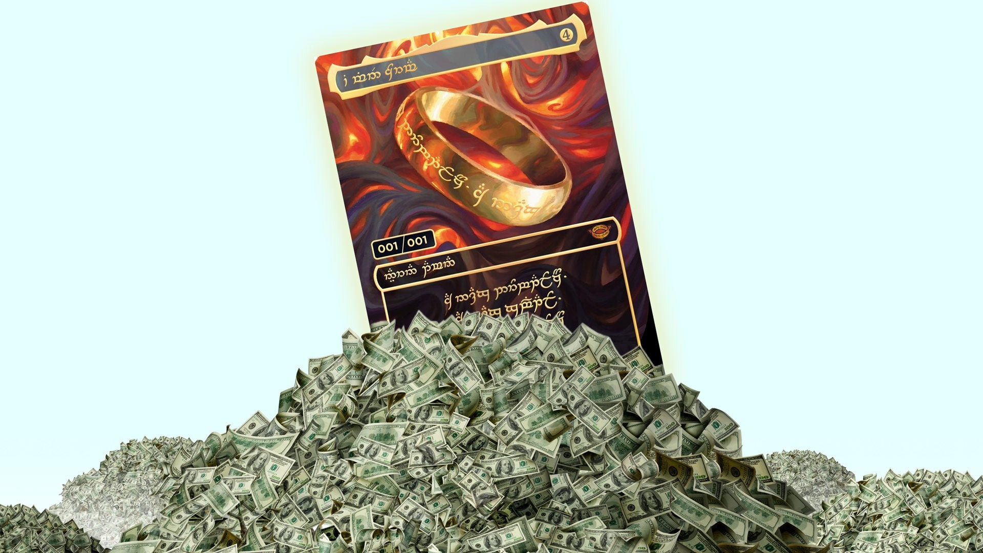 赏金下达200万好元的《万智牌》“魔戒”卡片已出现