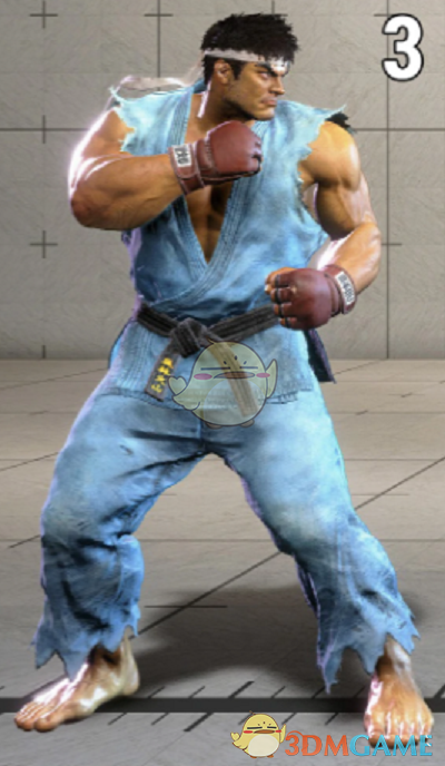 《街头霸王6》隆的湛蓝色默认服装MOD