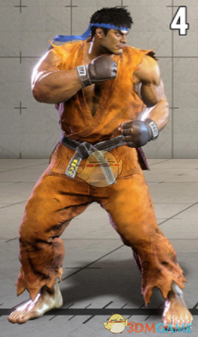 《街头霸王6》隆的橙色默认服装MOD