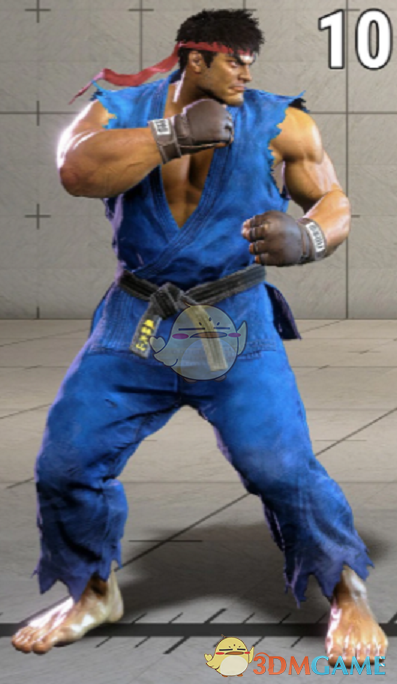 《街头霸王6》隆的蓝色默认服装MOD
