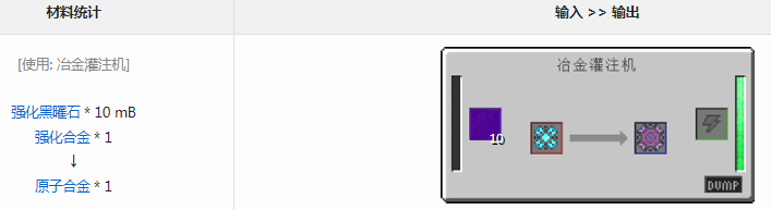 我的世界通用机械mod原子合金有什么用